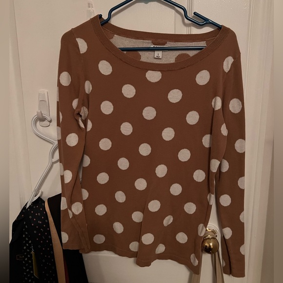Old Navy polka dot sweater - Picture 2 of 3